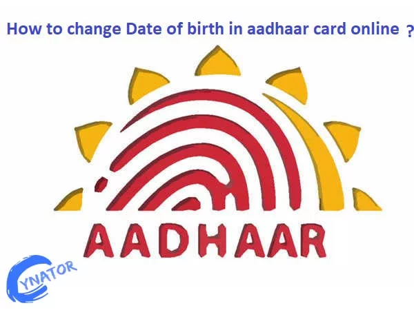 change DOB in aadhaar card online