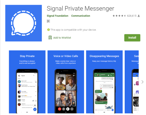 Signal Alternative WhatsApp app for android users