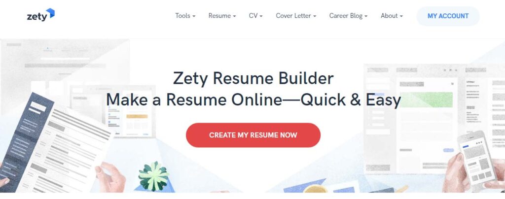 Zety resume top website to build a resume
