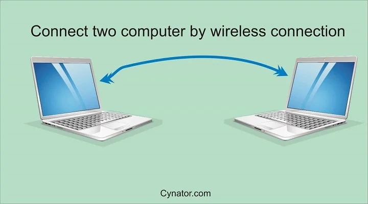 Connect two or more computers by wireless connection