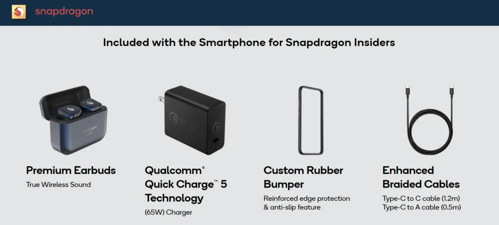 Smartphone for Snapdragon insiders accesories