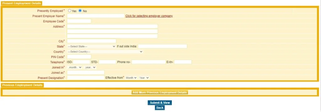 Create NSR account Create NSR account