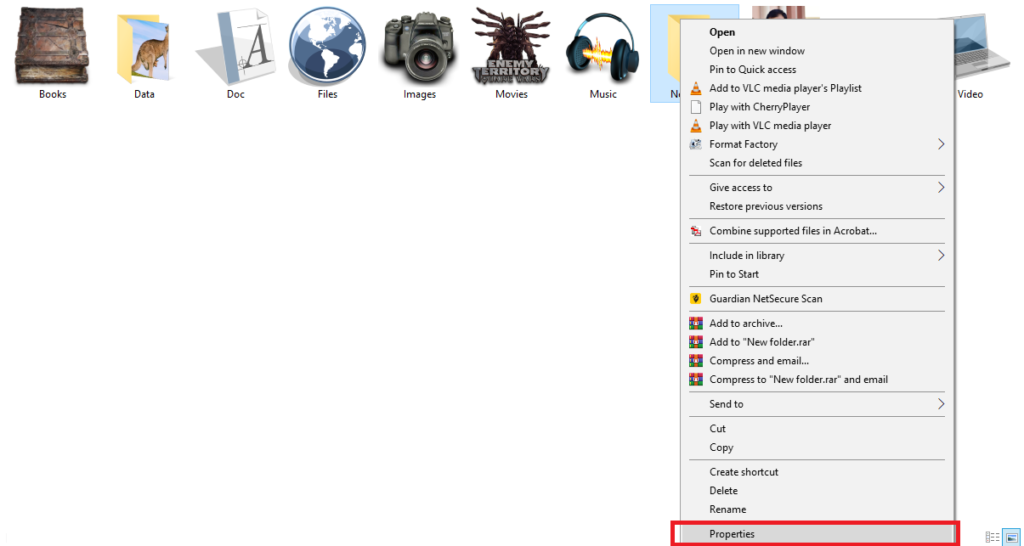 How to change the folder icon