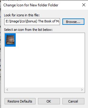 change the folder icon